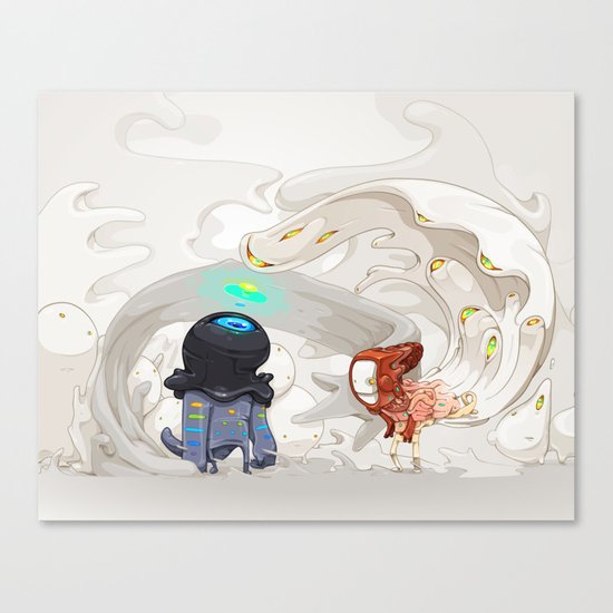 Consumption Canvas Print