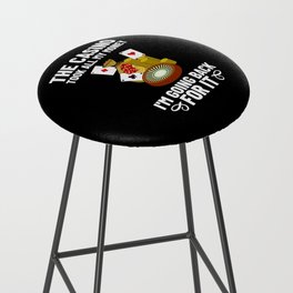 Casino Slot Machine Game Chips Card Player Bar Stool