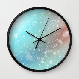 Dreamy star galaxy Wall Clock