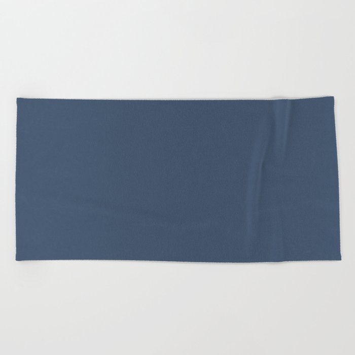 Simply Indigo Blue Beach Towel