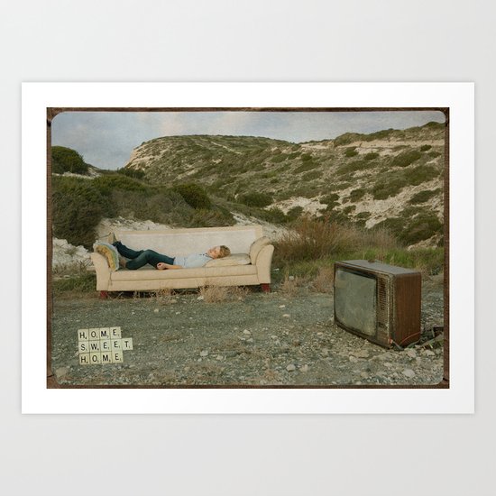 Sweet home Art Print