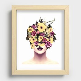 Flower Head Recessed Framed Print