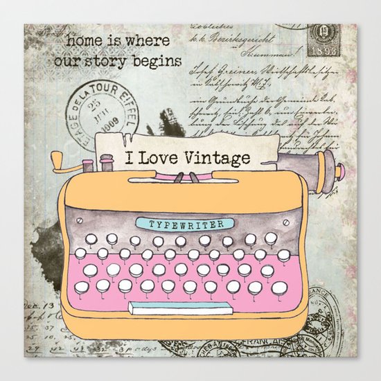 Typewriter #1 Canvas Print