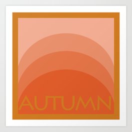 Autumn Sun Art Print