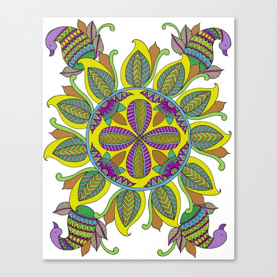 Geometric Shape Series - Circle Canvas Print