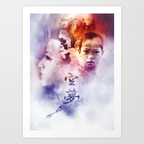 Lito Boy and E Art Print