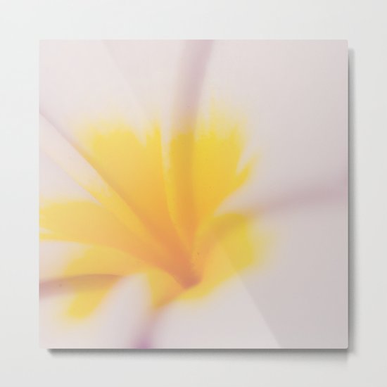 Yellow & Pink Metal Print