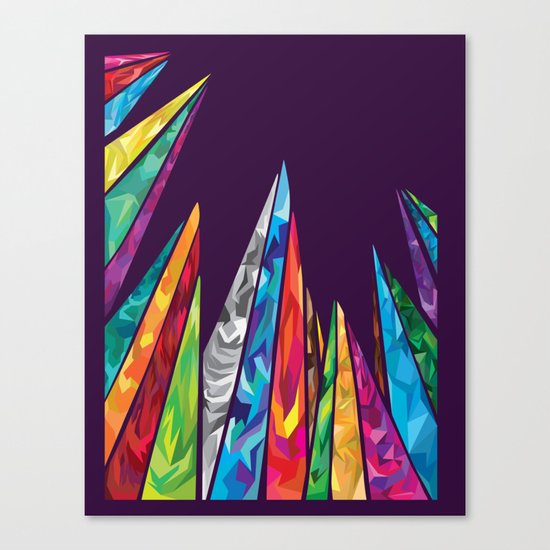 Up to the mountains Canvas Print