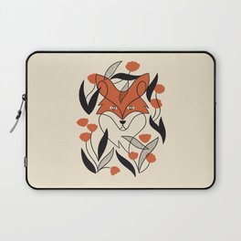 Floral Fox (Cream) Laptop Sleeve