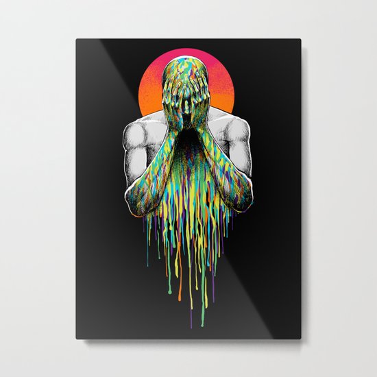 Hide Metal Print