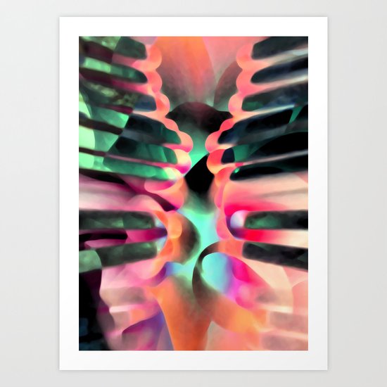 fluO azteco Art Print