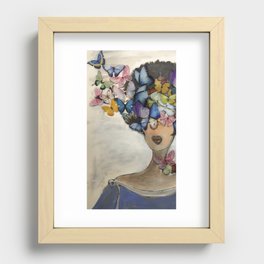 Butterfly Kissed Recessed Framed Print