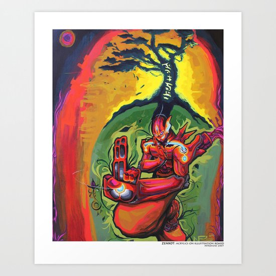 Zenbot Art Print