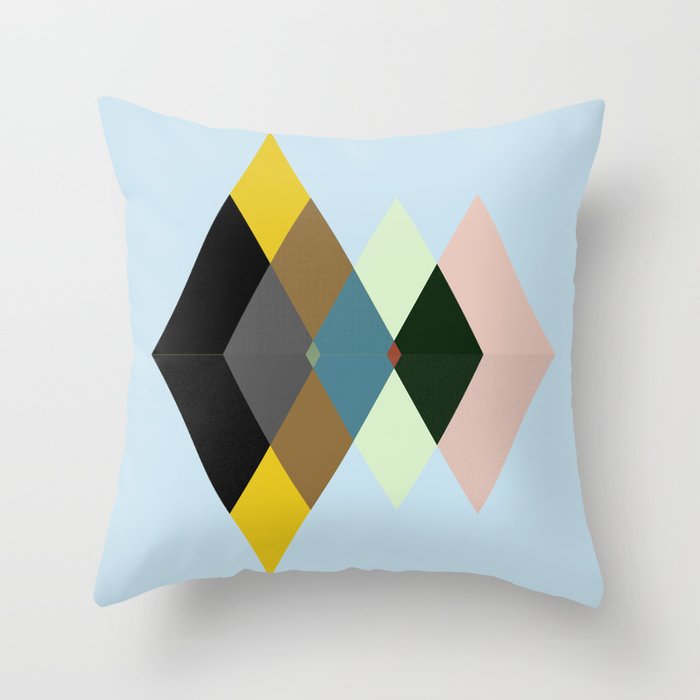 Abstract #709 Throw Pillow