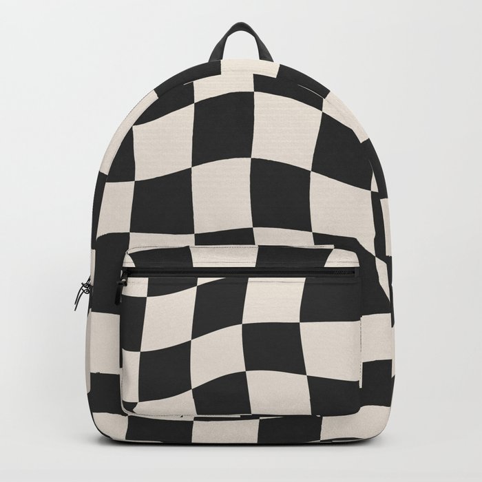 TWENTY FOUR Checkered Bag Unisex Backpacks Shoulder School Bag for Mens  Womens 