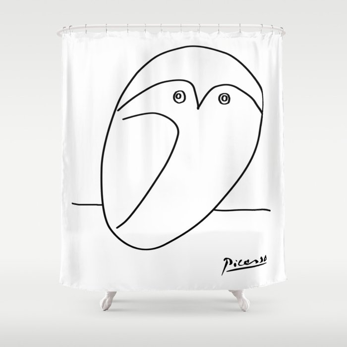 Picasso - Owl Shower Curtain