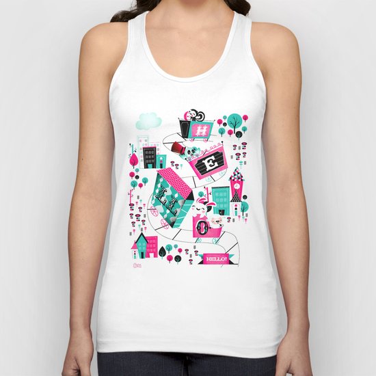 Hello! Unisex Tank Top