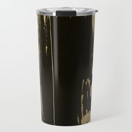 Art Kintsugi abstract black and gold Travel Mug