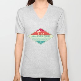 Anna Maria Island, Florida USA V Neck T Shirt