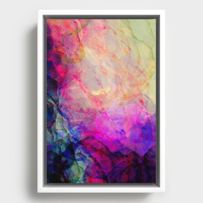 Another Realm Abstract Painting Framed Canvas