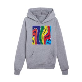 Authentic Aboriginal Art - Fresh Air Kids Pullover Hoodies