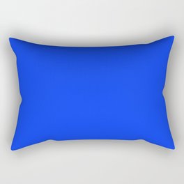 NOW GLOWING BLUE SOLID COLOR Rectangular Pillow