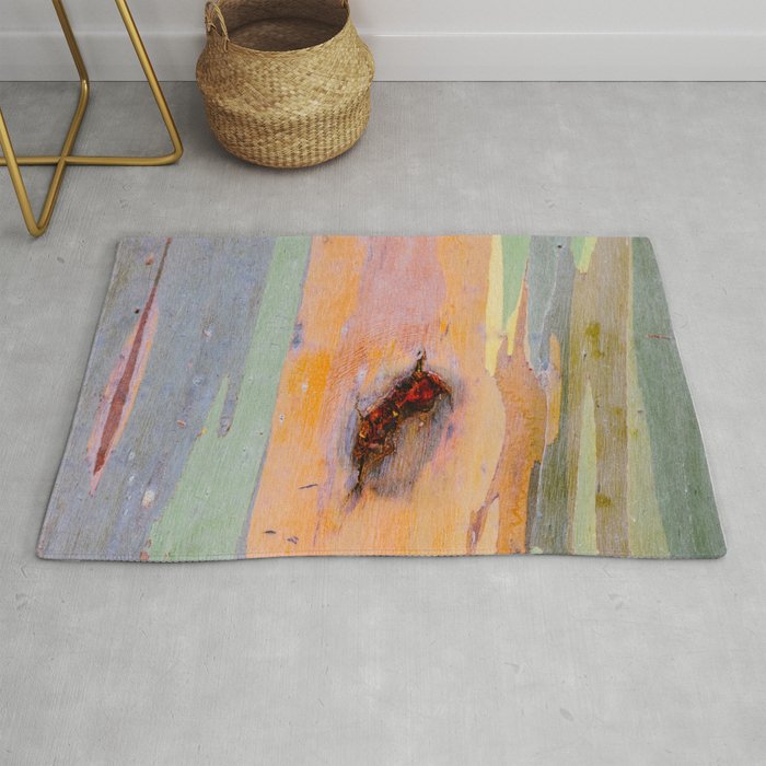 Rainbow Eucalyptus Rug By Jengrantham Society6