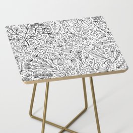 Seed Flower Twig Branch Side Table