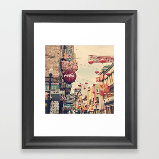 Chinatown (San Francisco) Framed Art Print