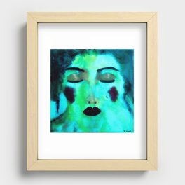 She Became One With Water Recessed Framed Print