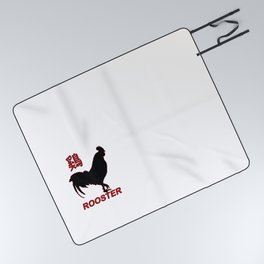 Year Of The Rooster Picnic Blanket
