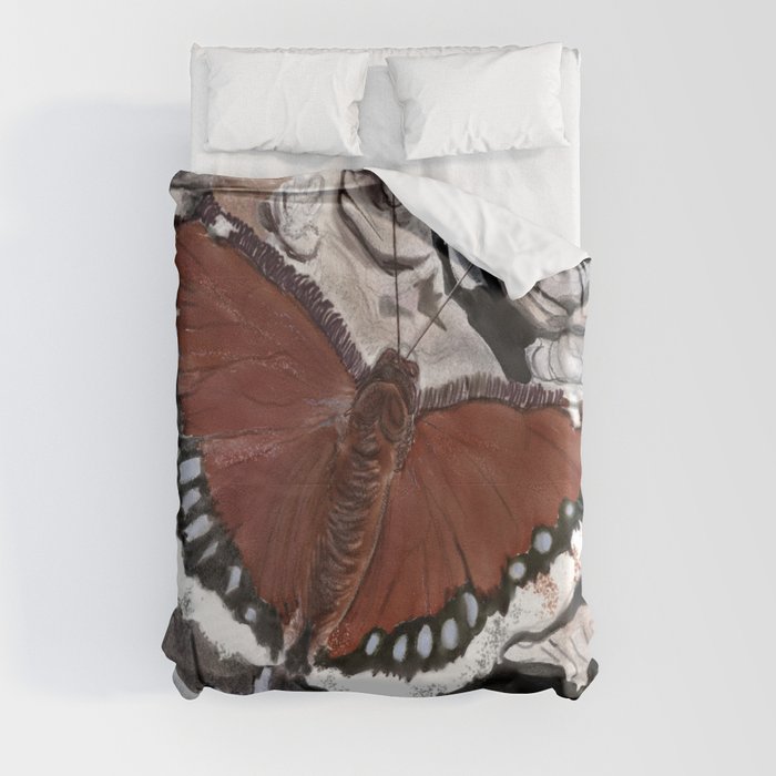 Cloak of Mourning Butterfly Duvet Cover