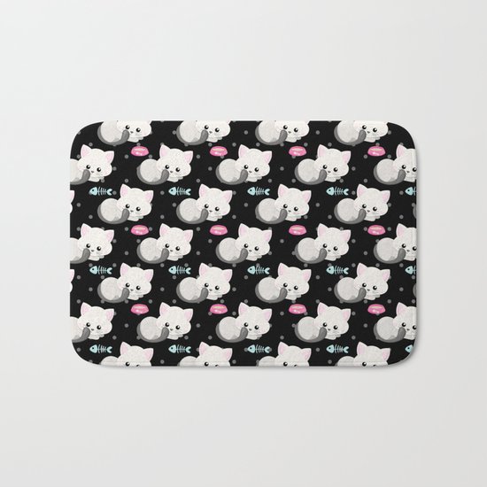 Cute Cat #1 Bath Mat