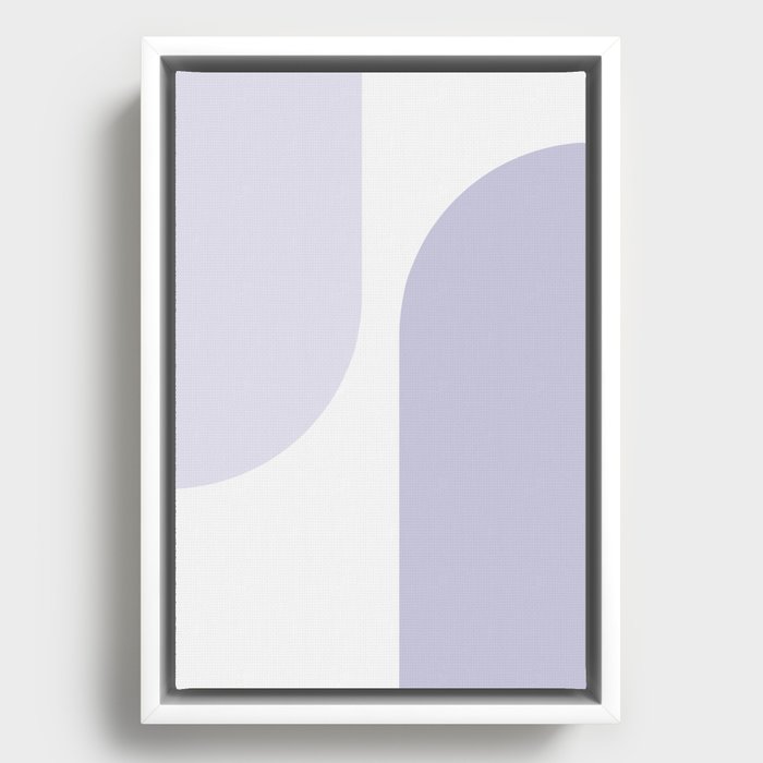 Modern Minimal Arch Abstract XXXIX Framed Canvas