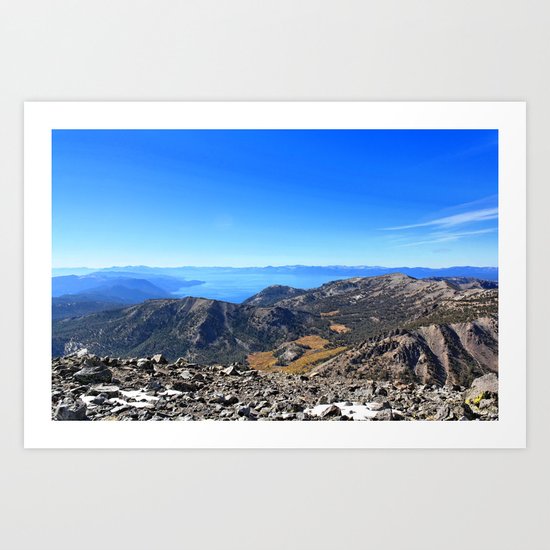 The Top of Tahoe Art Print