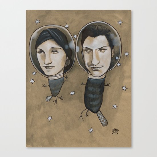 Outer Face Canvas Print