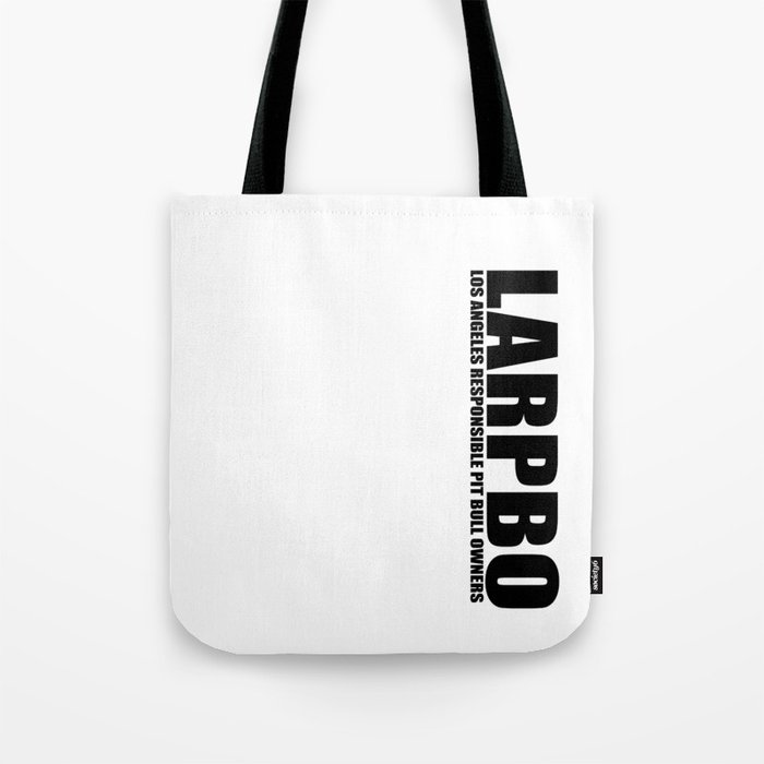 LARPBO Classic Black Tote Bag