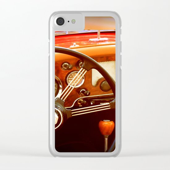 vintage car Clear iPhone Case