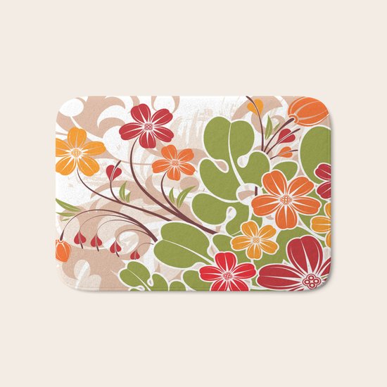Spring Flowers Bath Mat