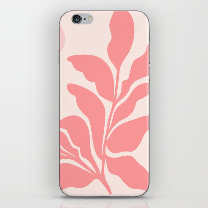 Pink Plant Abstract Landscape iPhone Skin