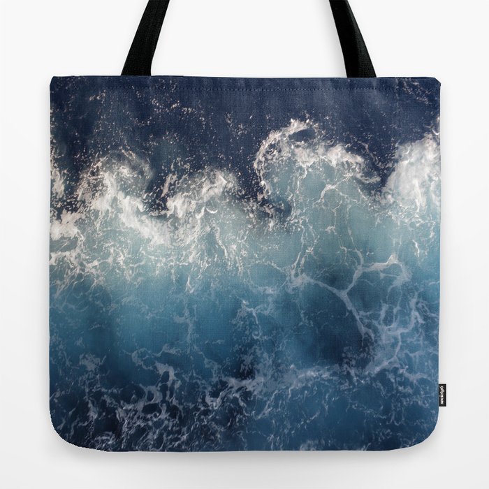 Ocean Waves Tote Bag
