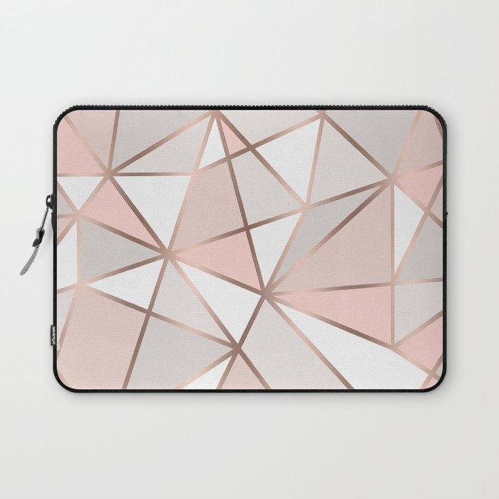 Rose Gold Perseverance Laptop Sleeve