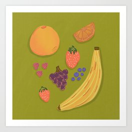 Fresh Fruit Still Life Art Print