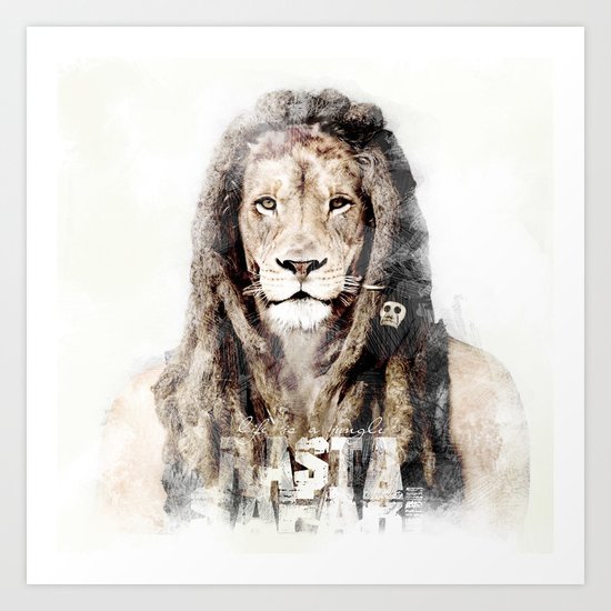 RASTASAFARI Art Print