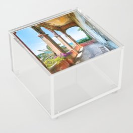 Abandoned Balcony with Sea View Acrylic Box