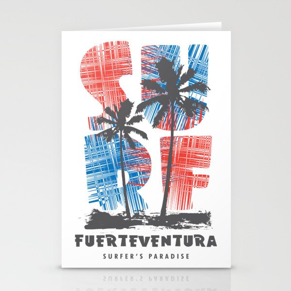 Fuerteventura surf paradise Stationery Cards