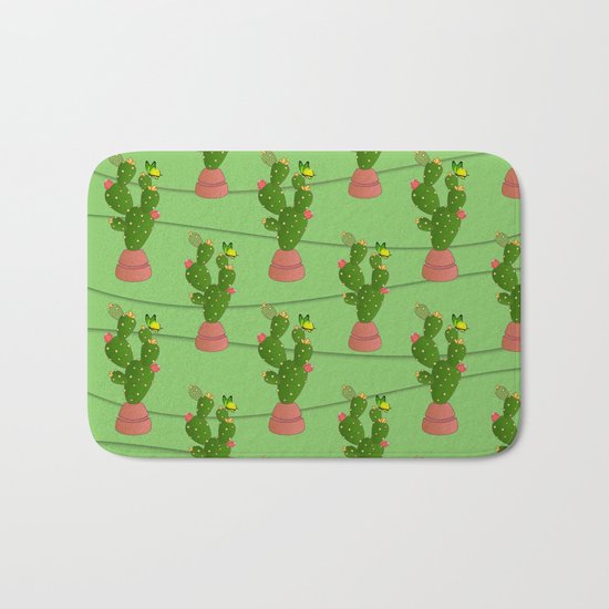 cactus summer Bath Mat