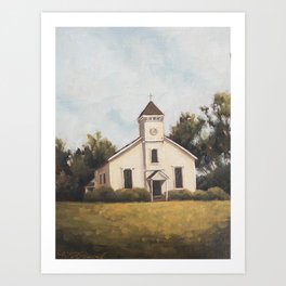 white chapel Art Print