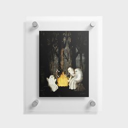 Marshmallows and ghost stories Floating Acrylic Print