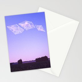 Three Sky Diamonds  Stationery Cards
